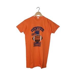 1977 Denver Broncos Champs T Shirt Small